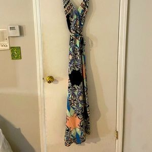 Never worn with tags gorgeous boho designer wrap dress